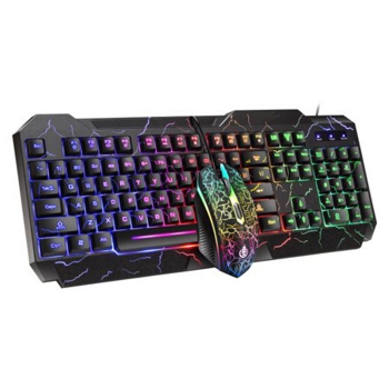 D620 Mechanical Feeling keyboard and 4 key 1600 DPI mouse LED Illuminated Gaming Keyboard and Mouse