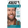 Just For Men Mustache & Beard, Beard Coloring for Gray Hair with Brush Included, Medium Brown