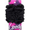 Goody Ouchless Scrunchies, Gentle Hair Scrunchies, Black, 8 Ct