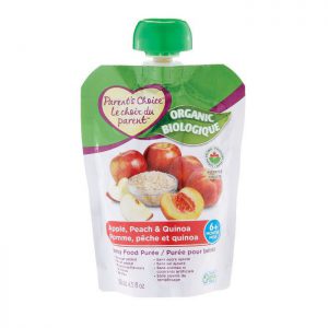 Parent's Choice Organic Apple, Peach & Quinoa Baby Food Purée