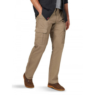 Wrangler Men's and Big Men's Relaxed Fit Cargo Pant with Stretch