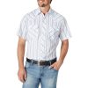 Wrangler Men's Short Sleeve Western Shirt